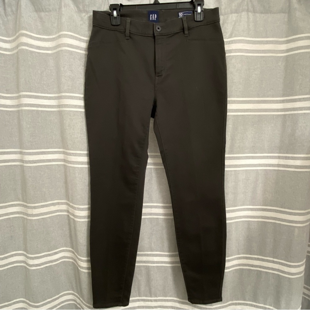 GAP / Dark Gray Stretch‎ Skinny Pants Size 10